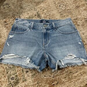 Denim Distressed Hollister Low-Rise